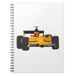 Caderno Espiral carro de corrida