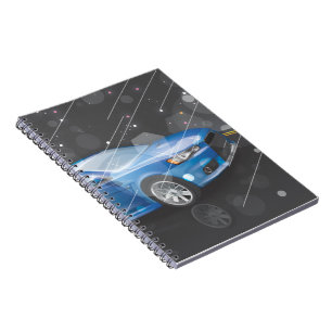 Caderno Espiral Carro desportivo