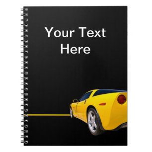 Caderno Espiral Carro desportivo