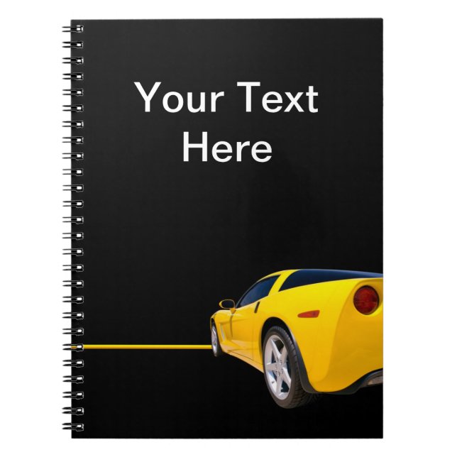 Caderno Espiral Carro desportivo (Frente)