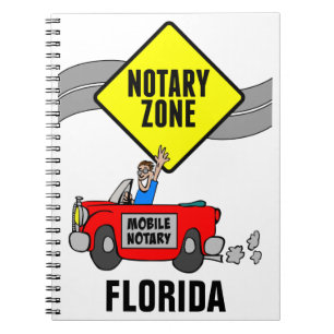 Caderno Espiral Carro Desportivo Vermelho, Zona Notária Móvel, F