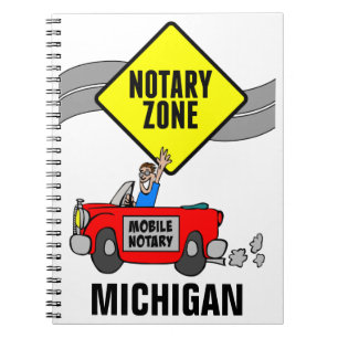 Caderno Espiral Carro Desportivo Vermelho, Zona Notária Móvel, M