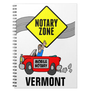 Caderno Espiral Carro Desportivo Vermelho, Zona Notária Móvel, Ver