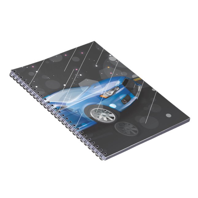 Caderno Espiral Carro Esportivo (Lado Direito)