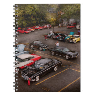 Caderno Espiral Carro - feira automóvel antiga