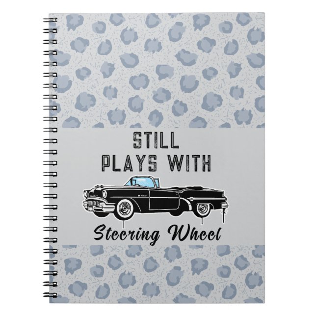 Caderno Espiral carro vintage (Frente)