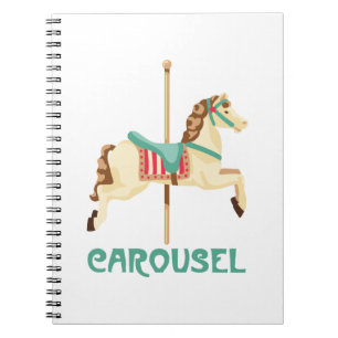 Caderno Espiral Carrossel