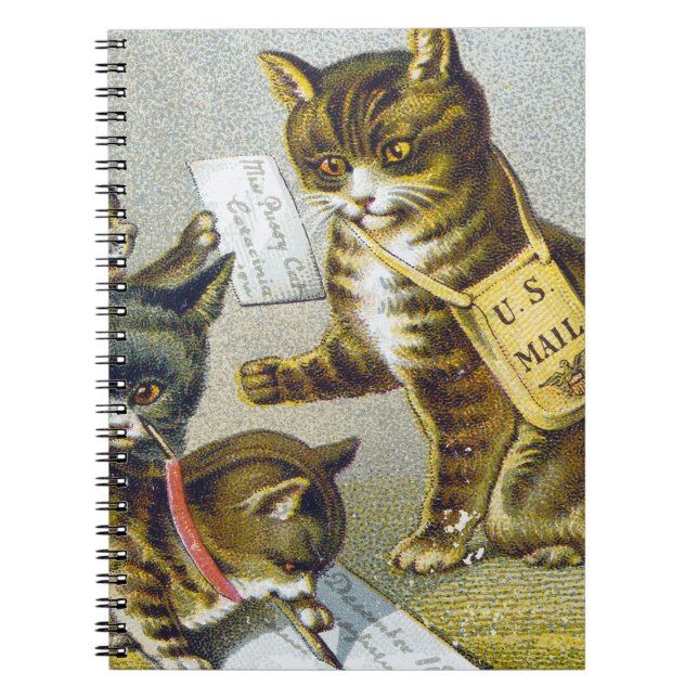 Caderno Espiral Cartão de comércio da linha, 1880 (Frente)