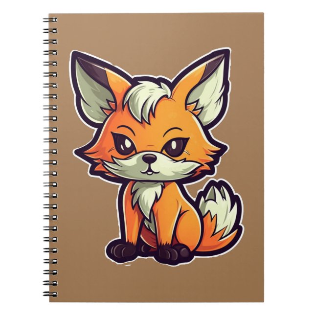 CADERNO ESPIRAL CARTÃO FOX (Frente)