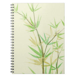 Caderno Espiral Cartão pintado da aguarela com estilizado selvage