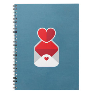 Caderno Espiral Cartas de amor