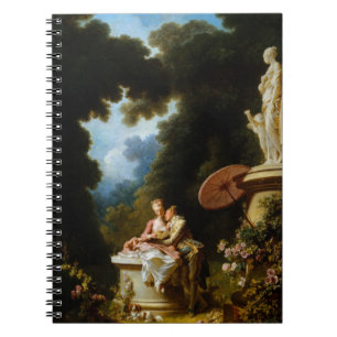 Caderno Espiral Cartas de amor por Jean Honore Fragonard