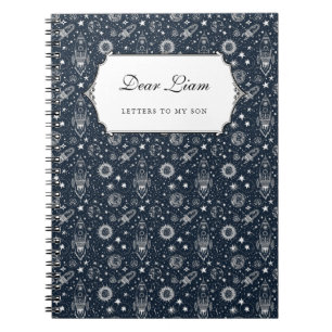 Caderno Espiral Cartas para o Meu Filho Nome Personalizado Querido