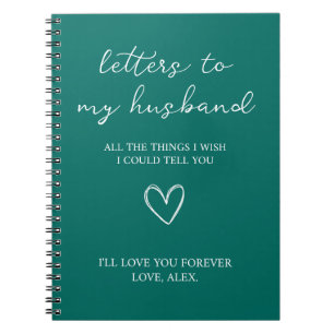 Caderno Espiral Cartas para o meu Marido