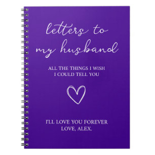 Caderno Espiral Cartas para o meu Marido