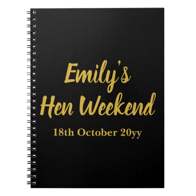 Caderno Espiral Cartas Personalizadas para a Noiva Fazer Viagem de (Frente)