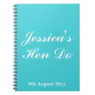 Caderno Espiral Cartas Personalizadas para a Noiva Fim de Semana d