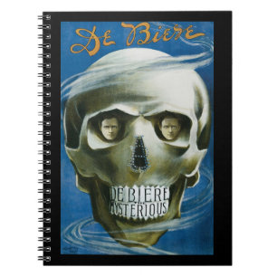 Caderno Espiral Cartaz Mágico Vintage, De Biere o Misterioso