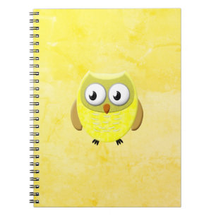 Caderno Espiral Cartoon Baby Owl