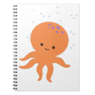 Caderno Espiral Cartoon de polvo bonito