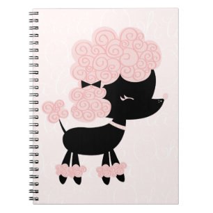 Caderno Espiral Cartoon French Poodle