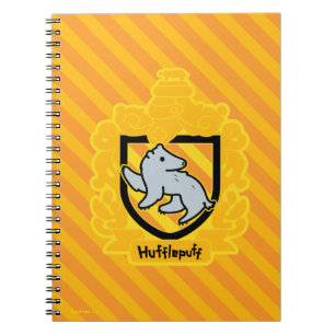 Caderno Espiral Cartoon Hufflepuff Crest