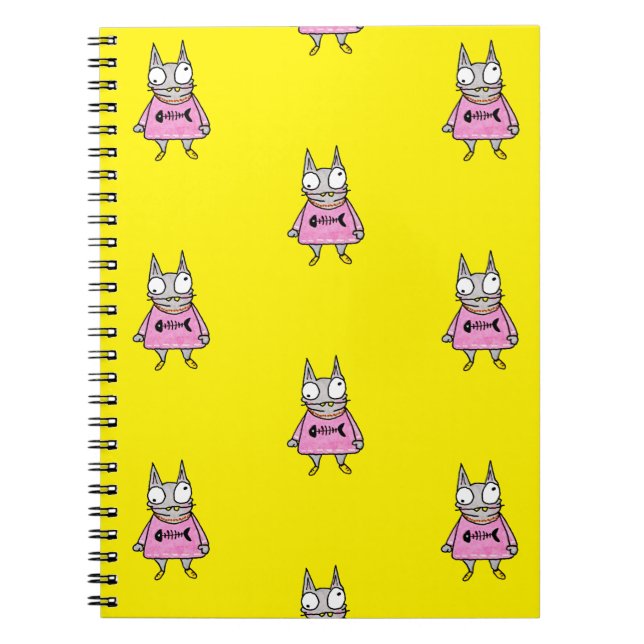 Caderno Espiral Cartoon Kitten (Frente)