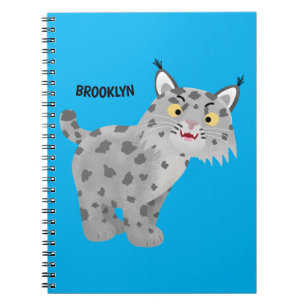 Caderno Espiral Cartoon lince lince de lince