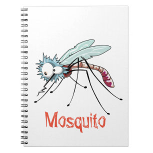 Caderno Espiral Cartoon mosquito