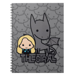 Caderno Espiral Cartoon Thestral e Luna Character Art