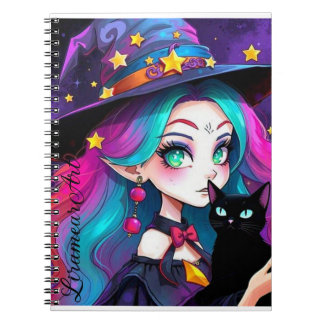 Caderno Espiral Cartoon Twilight Witch