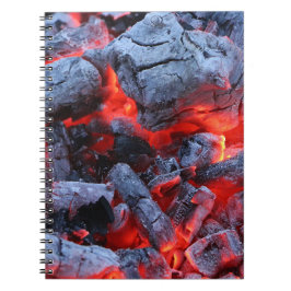 Caderno Espiral Carvões em brasa