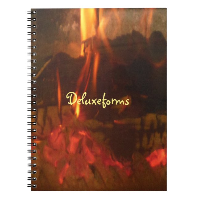 Caderno Espiral Carvões em Brasa (Frente)