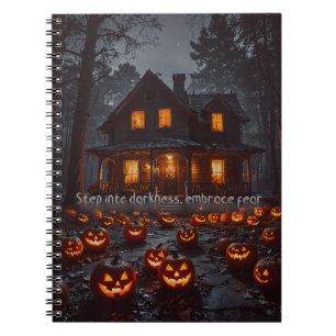Caderno Espiral Casa Assombrada - Halloween