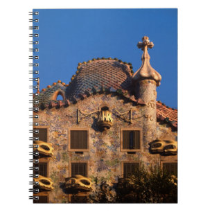 Caderno Espiral Casa Batilo, Arquitetura Gaudi, Barcelona