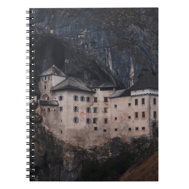 CADERNO ESPIRAL CASA CONCRETA DE BEIGE E PRETO (Frente)