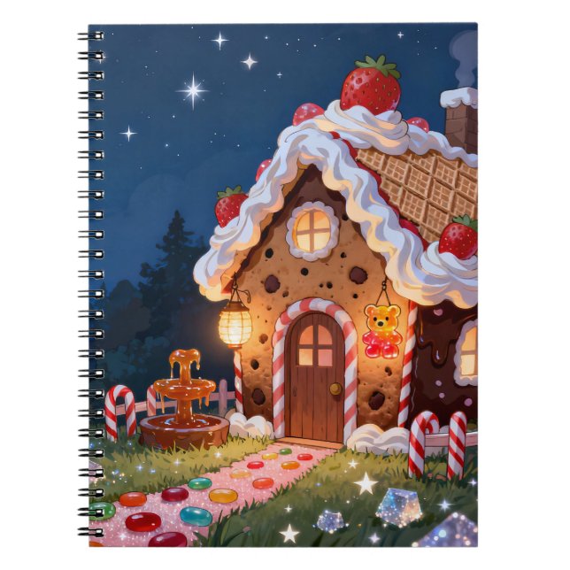 Caderno Espiral Casa de Doces Doce (Frente)