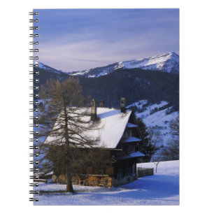 Caderno Espiral Casa de fazenda e Monte Rigi e Pilatus,