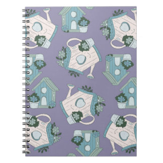 Caderno Espiral Casa de Pássaros Projeto Roxo