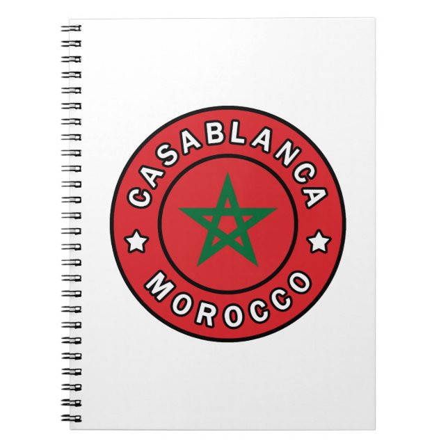 Caderno Espiral Casablanca Marrocos (Frente)