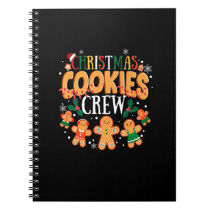 Caderno Espiral Casaco da Família Cookie Natal Camisa da Camisa Gi