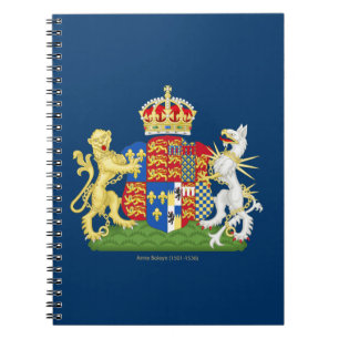 Caderno Espiral Casaco de Armas Anne Bolena