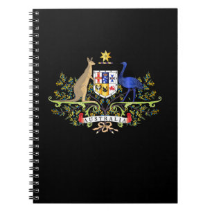 Caderno Espiral Casaco de armas da Austrália