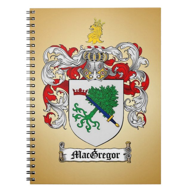 Caderno Espiral Casaco de Armas MacGregor (Frente)