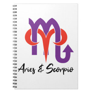 Caderno Espiral Casais de Aries e Escorpiões