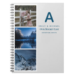 Caderno Espiral Casais LISTA DE BALDES Colagem de Fotografias Novo