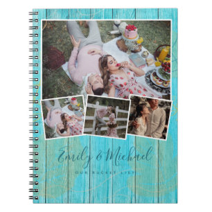 Caderno Espiral Casais LISTA DE BALDES Colagem de Fotografias Novo