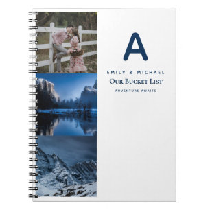 Caderno Espiral Casais LISTA DE BALDES Colagem de Fotografias Novo