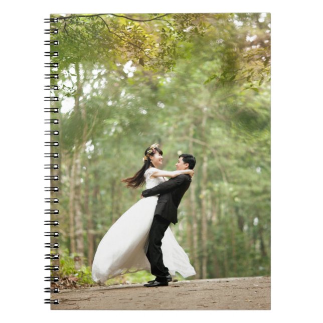 Caderno Espiral Casal de casamento (Frente)