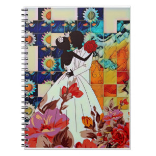 Caderno Espiral Casal do livro de fotos dos amantes